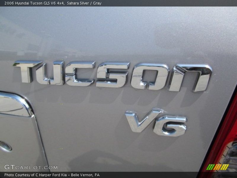 Sahara Silver / Gray 2006 Hyundai Tucson GLS V6 4x4