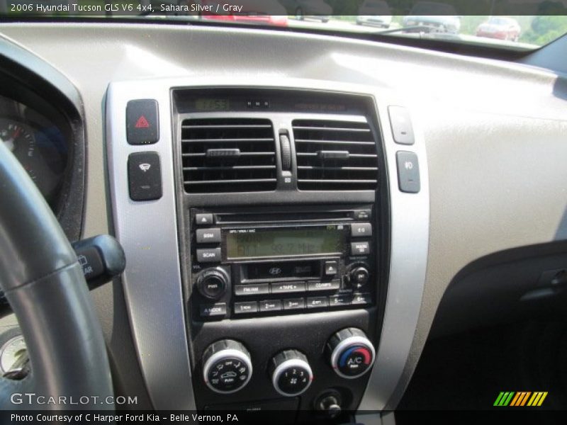 Sahara Silver / Gray 2006 Hyundai Tucson GLS V6 4x4