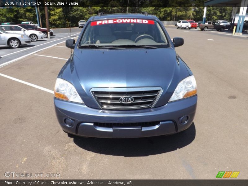 Spark Blue / Beige 2008 Kia Sorento LX