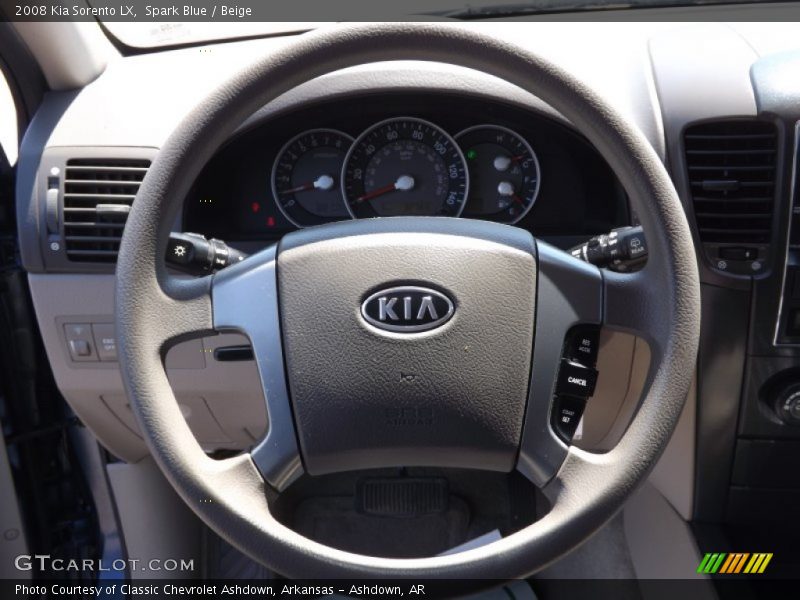 Spark Blue / Beige 2008 Kia Sorento LX