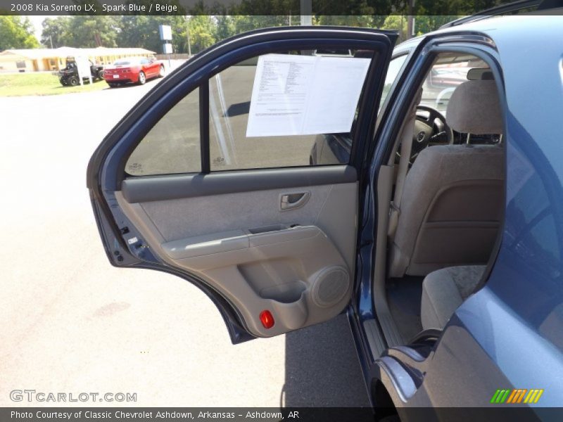 Spark Blue / Beige 2008 Kia Sorento LX