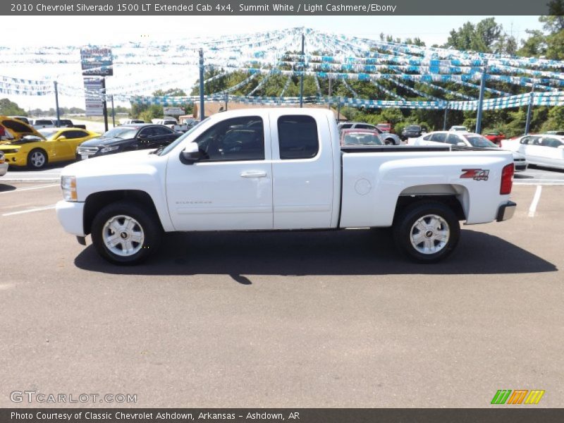 Summit White / Light Cashmere/Ebony 2010 Chevrolet Silverado 1500 LT Extended Cab 4x4