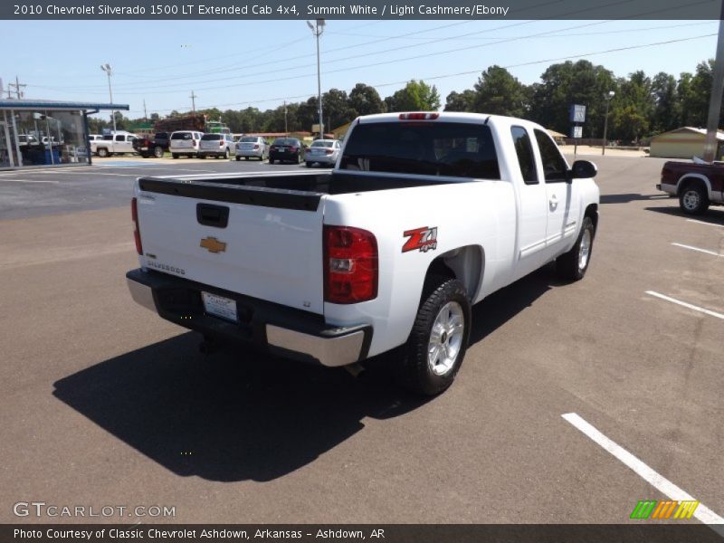 Summit White / Light Cashmere/Ebony 2010 Chevrolet Silverado 1500 LT Extended Cab 4x4