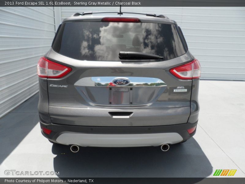 Sterling Gray Metallic / Charcoal Black 2013 Ford Escape SEL 1.6L EcoBoost