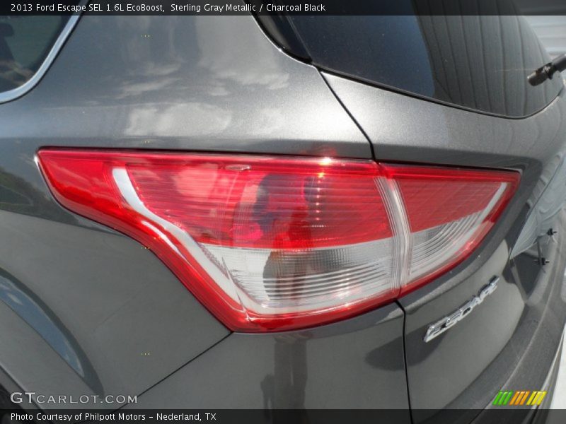 Sterling Gray Metallic / Charcoal Black 2013 Ford Escape SEL 1.6L EcoBoost