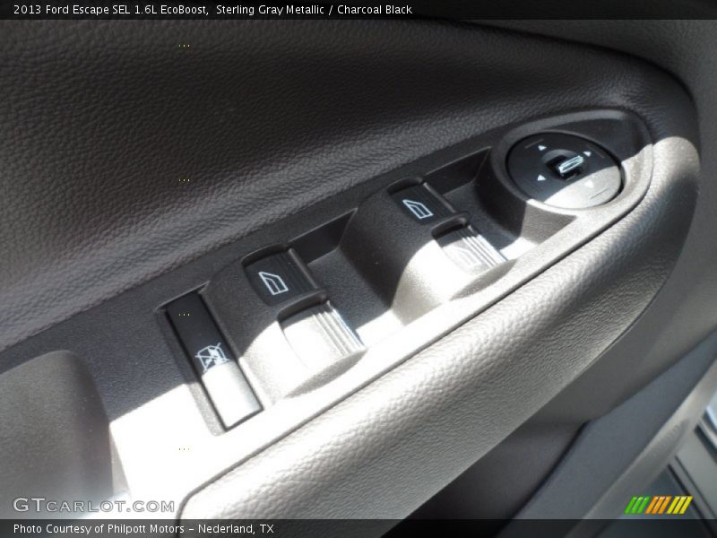 Sterling Gray Metallic / Charcoal Black 2013 Ford Escape SEL 1.6L EcoBoost