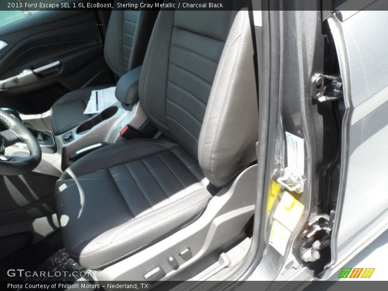 Sterling Gray Metallic / Charcoal Black 2013 Ford Escape SEL 1.6L EcoBoost