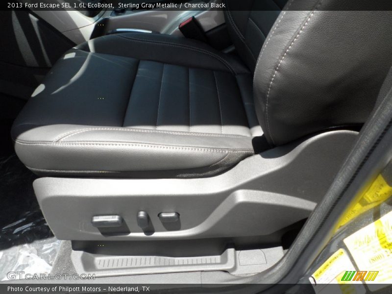 Sterling Gray Metallic / Charcoal Black 2013 Ford Escape SEL 1.6L EcoBoost