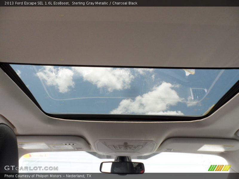 Sunroof of 2013 Escape SEL 1.6L EcoBoost