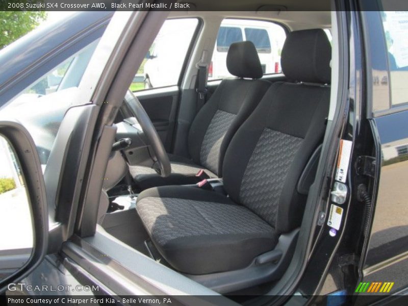 Black Pearl Metallic / Black 2008 Suzuki SX4 Crossover AWD
