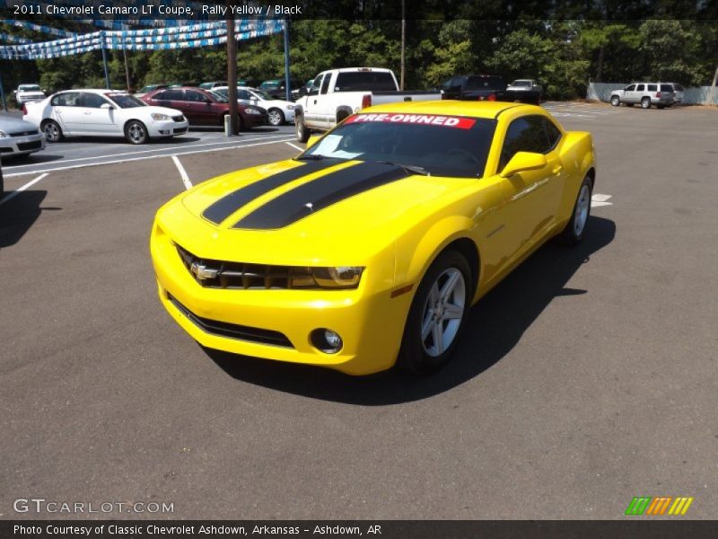 Rally Yellow / Black 2011 Chevrolet Camaro LT Coupe