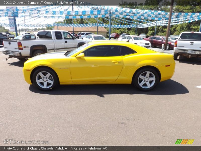 Rally Yellow / Black 2011 Chevrolet Camaro LT Coupe