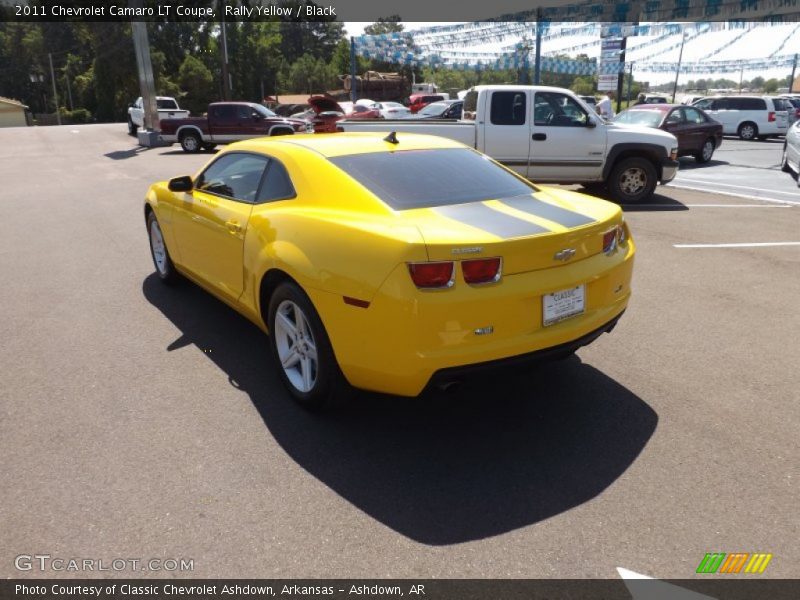 Rally Yellow / Black 2011 Chevrolet Camaro LT Coupe