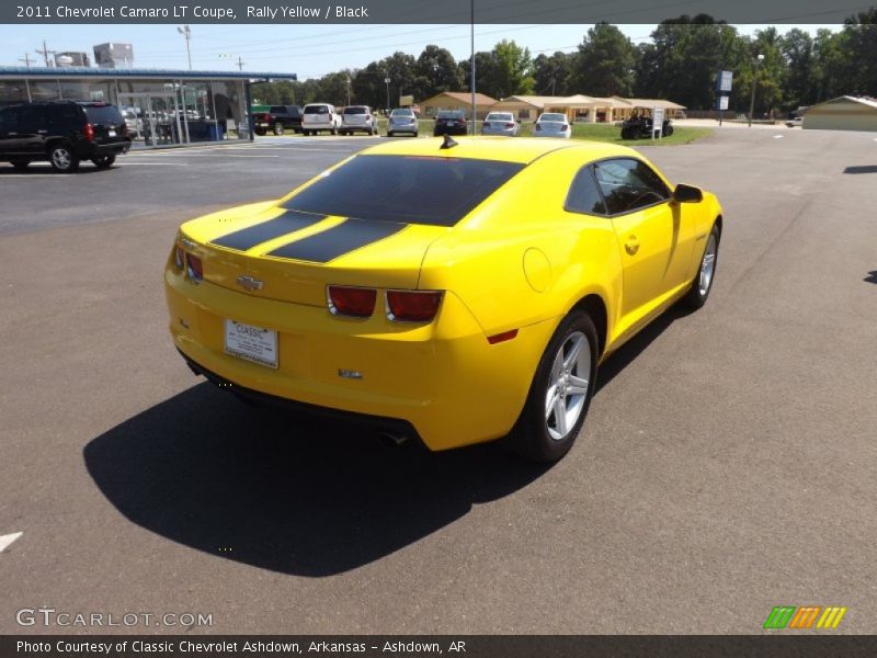 Rally Yellow / Black 2011 Chevrolet Camaro LT Coupe