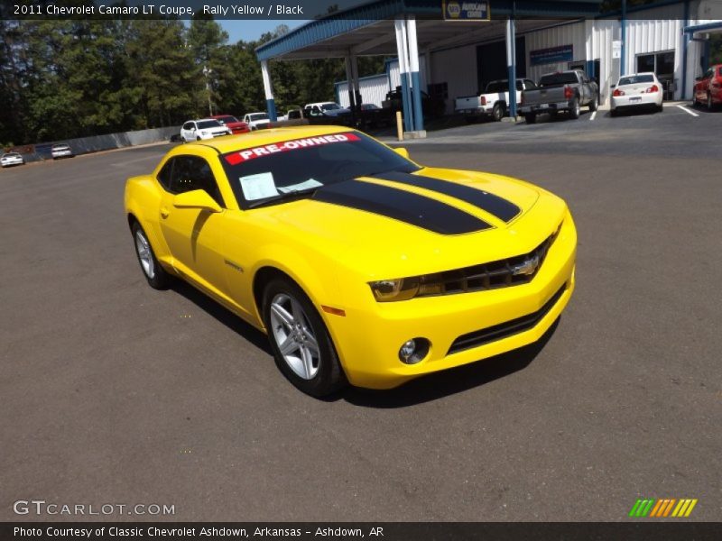 Rally Yellow / Black 2011 Chevrolet Camaro LT Coupe