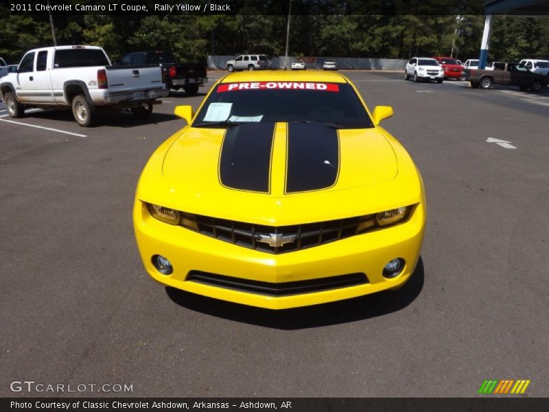 Rally Yellow / Black 2011 Chevrolet Camaro LT Coupe