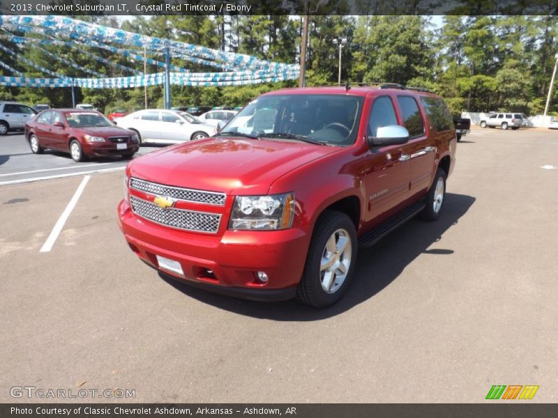 Crystal Red Tintcoat / Ebony 2013 Chevrolet Suburban LT