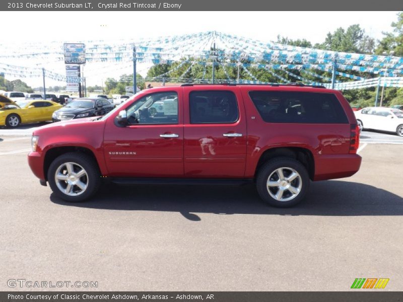 Crystal Red Tintcoat / Ebony 2013 Chevrolet Suburban LT