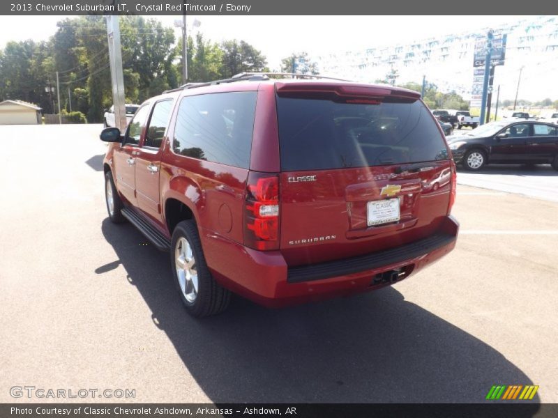 Crystal Red Tintcoat / Ebony 2013 Chevrolet Suburban LT