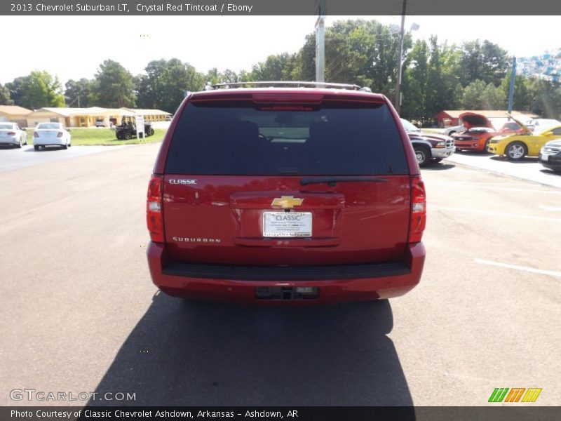 Crystal Red Tintcoat / Ebony 2013 Chevrolet Suburban LT