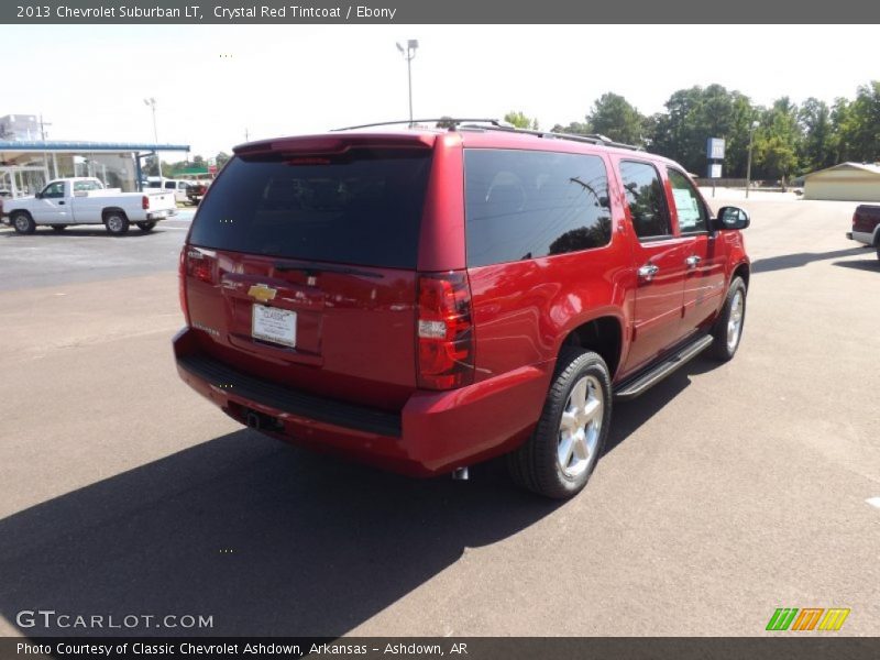 Crystal Red Tintcoat / Ebony 2013 Chevrolet Suburban LT