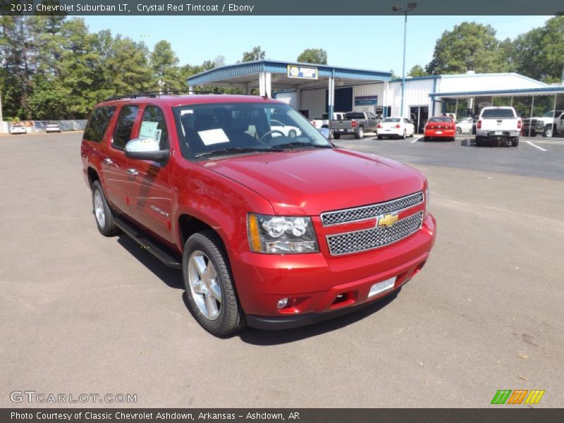 Crystal Red Tintcoat / Ebony 2013 Chevrolet Suburban LT