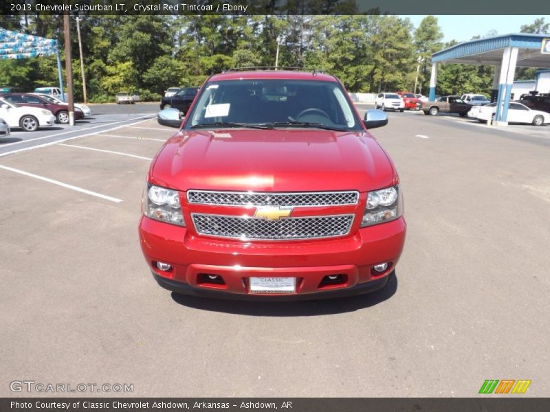 Crystal Red Tintcoat / Ebony 2013 Chevrolet Suburban LT