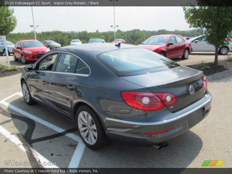 Island Grey Metallic / Black 2010 Volkswagen CC Sport