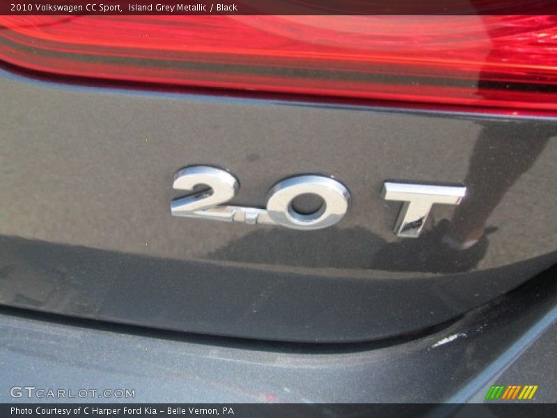 Island Grey Metallic / Black 2010 Volkswagen CC Sport