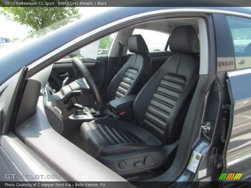 Island Grey Metallic / Black 2010 Volkswagen CC Sport