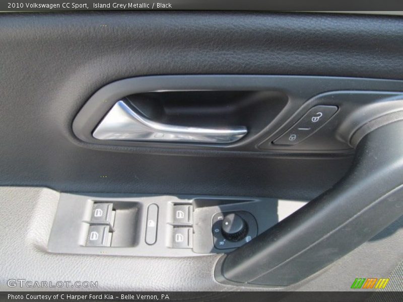 Island Grey Metallic / Black 2010 Volkswagen CC Sport