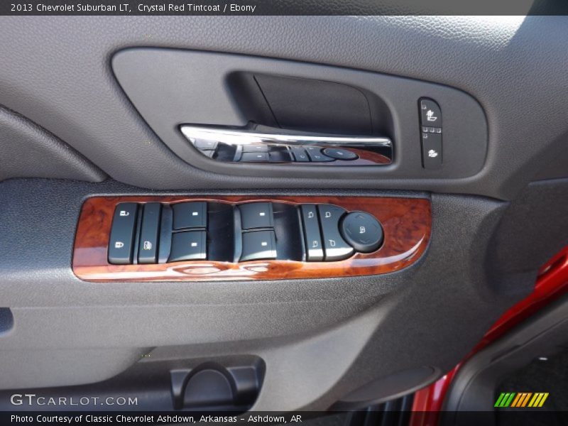 Crystal Red Tintcoat / Ebony 2013 Chevrolet Suburban LT