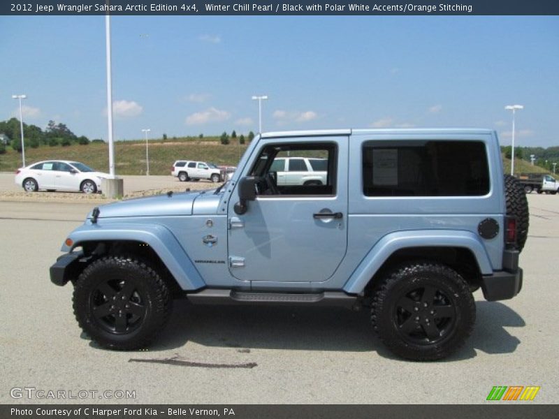  2012 Wrangler Sahara Arctic Edition 4x4 Winter Chill Pearl