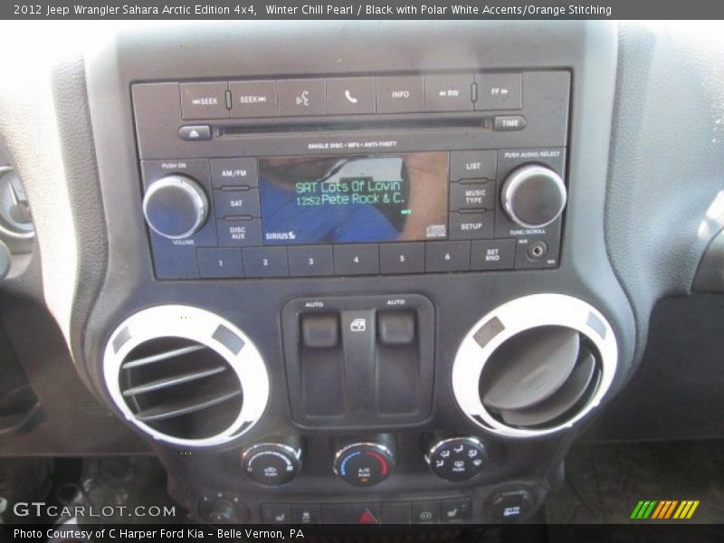 Controls of 2012 Wrangler Sahara Arctic Edition 4x4