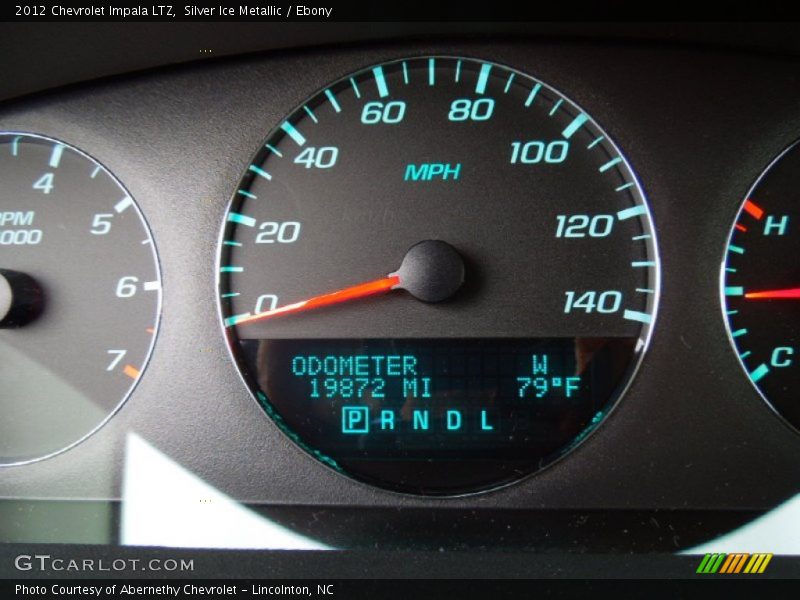 Silver Ice Metallic / Ebony 2012 Chevrolet Impala LTZ