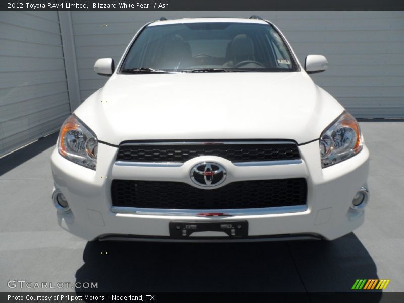 Blizzard White Pearl / Ash 2012 Toyota RAV4 Limited