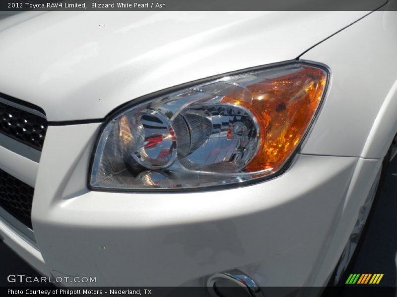Blizzard White Pearl / Ash 2012 Toyota RAV4 Limited