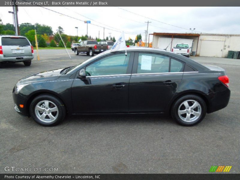 Black Granite Metallic / Jet Black 2011 Chevrolet Cruze LT