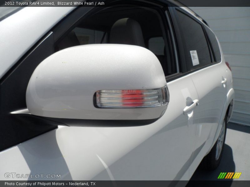 Blizzard White Pearl / Ash 2012 Toyota RAV4 Limited