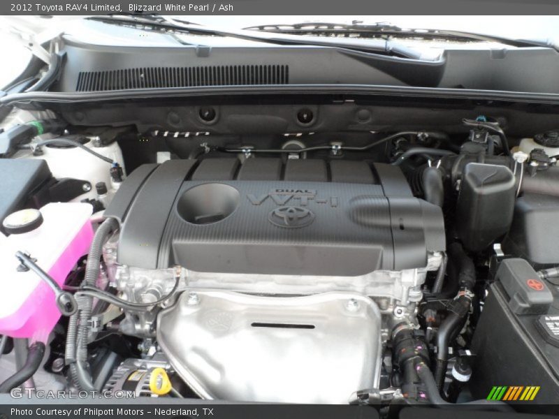  2012 RAV4 Limited Engine - 2.5 Liter DOHC 16-Valve Dual VVT-i 4 Cylinder