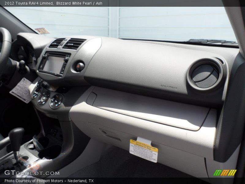 Blizzard White Pearl / Ash 2012 Toyota RAV4 Limited
