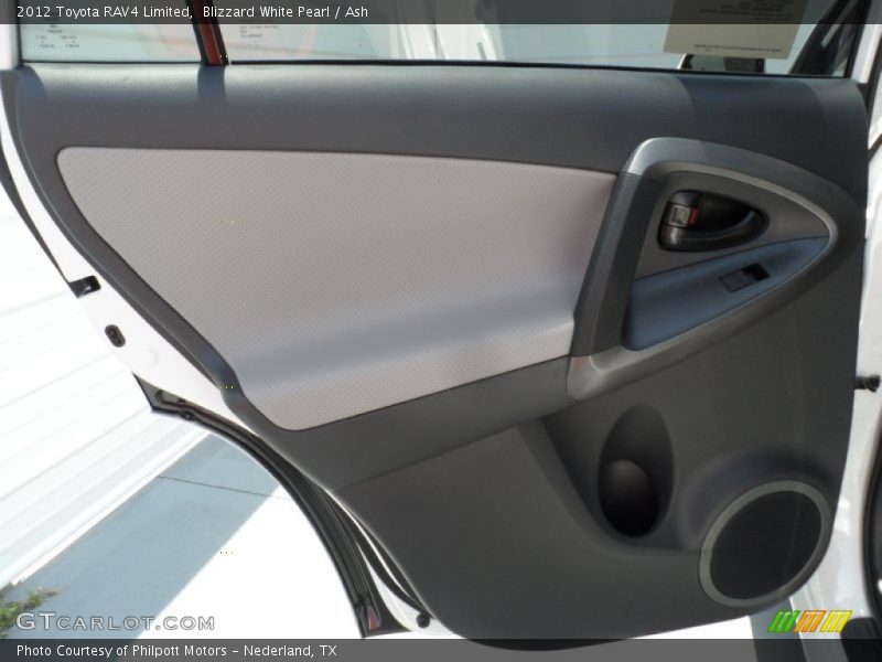 Blizzard White Pearl / Ash 2012 Toyota RAV4 Limited