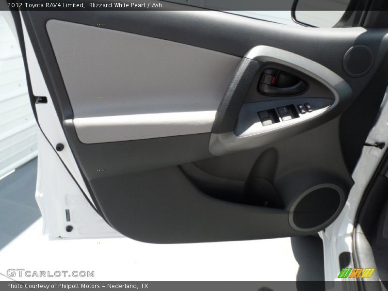 Blizzard White Pearl / Ash 2012 Toyota RAV4 Limited