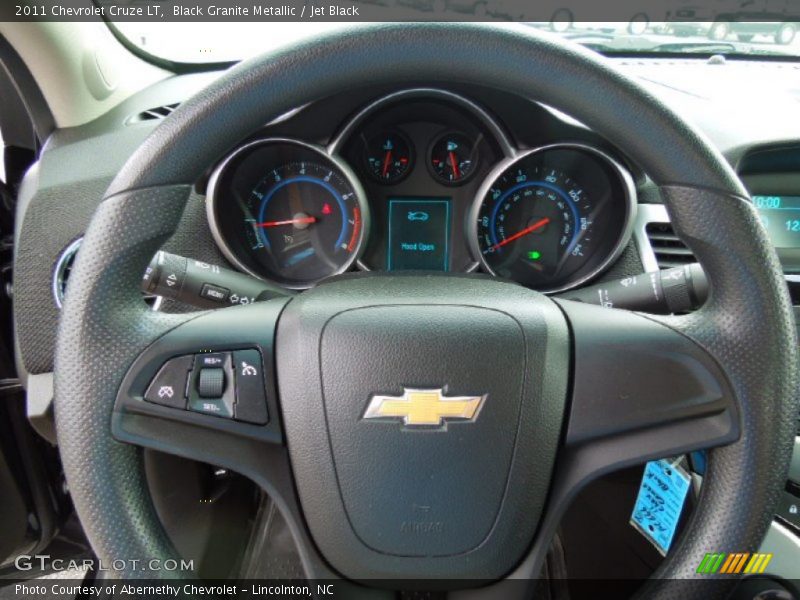 Black Granite Metallic / Jet Black 2011 Chevrolet Cruze LT