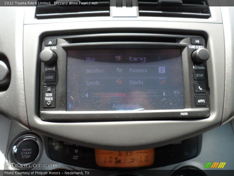 Blizzard White Pearl / Ash 2012 Toyota RAV4 Limited