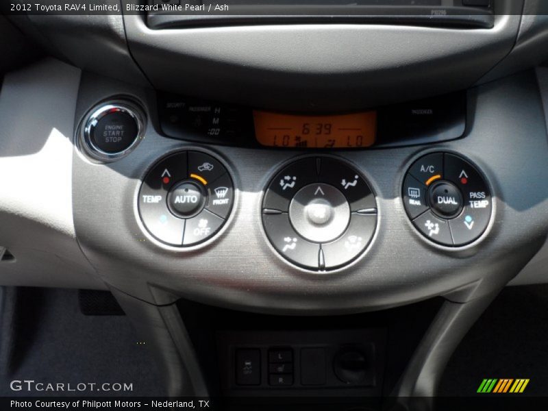 Blizzard White Pearl / Ash 2012 Toyota RAV4 Limited
