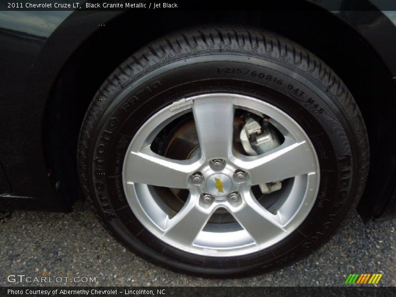 Black Granite Metallic / Jet Black 2011 Chevrolet Cruze LT