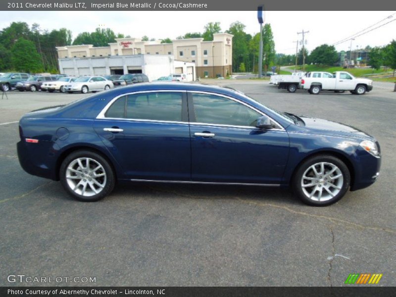 Imperial Blue Metallic / Cocoa/Cashmere 2011 Chevrolet Malibu LTZ
