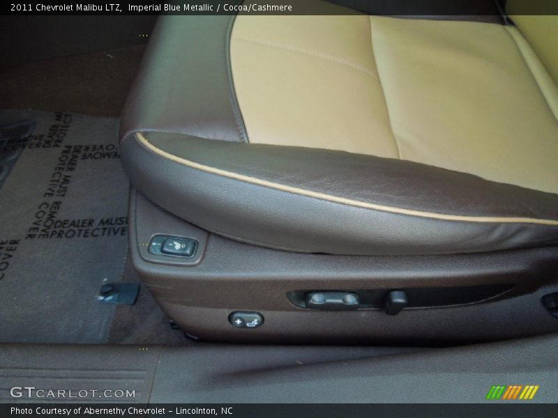 Imperial Blue Metallic / Cocoa/Cashmere 2011 Chevrolet Malibu LTZ