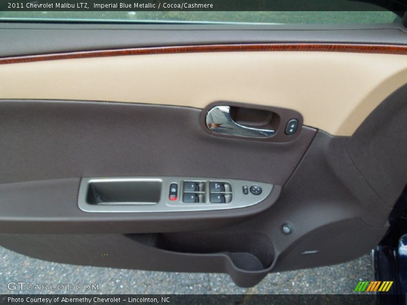 Imperial Blue Metallic / Cocoa/Cashmere 2011 Chevrolet Malibu LTZ